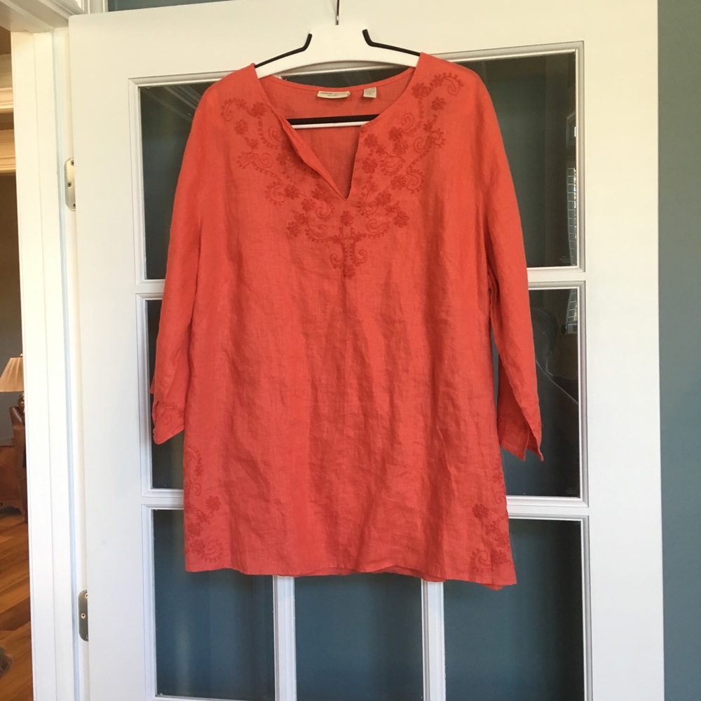 Coral tunic